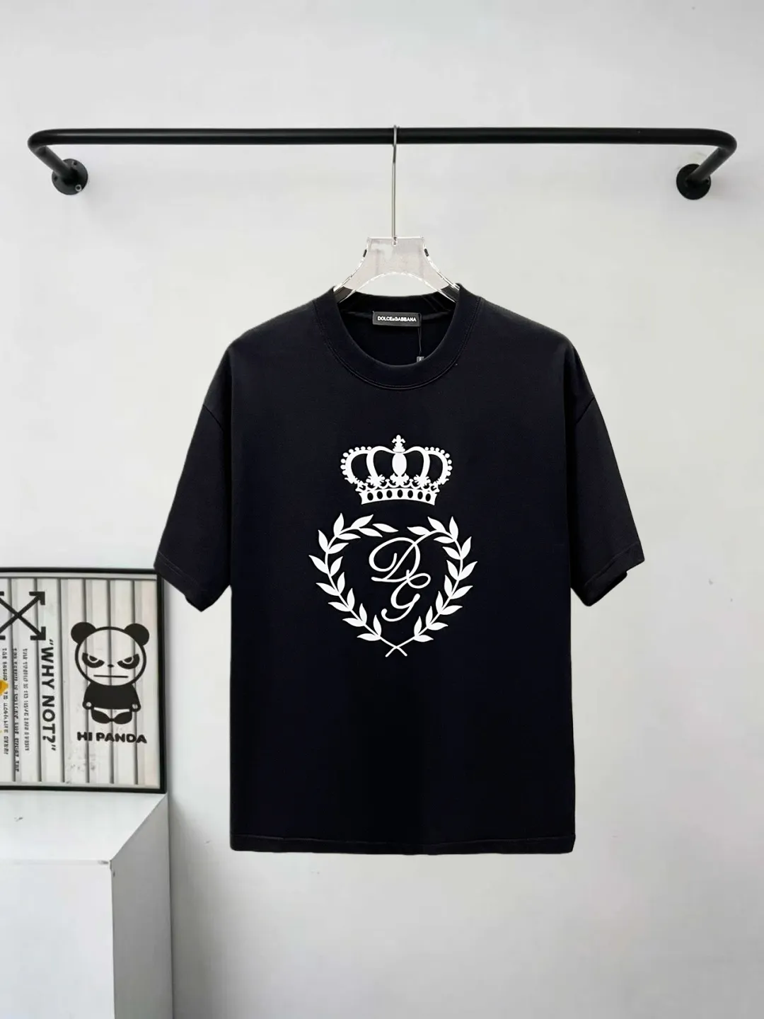 110 DG logo Logo Same Style T Versatile ( ) : Black White Size：S M L XL